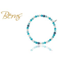 R22504 BRACELET LIVIAN TQ.MIX-DKBLUE SS