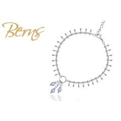 R22573 BRACELET APHRODITE LT.SAPPHIRE -D.BLUE SS