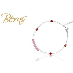 R22600 BRACELET ROSIA RED-V.ROSE SS