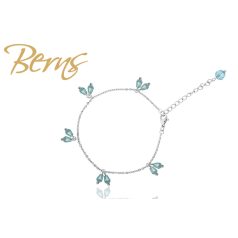 R22611 BRACELET RIVER LT.TURQUOISE SS