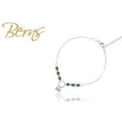 R22625 BRACELET TAMAR MOL-EMERALD SS