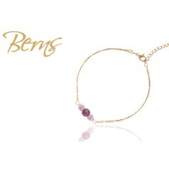 R22731 BRACELET INDRA LILAC-AMETHYST SH. GO