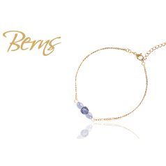 R22733 BRACELET INDRA LT.BLUE-DENIM GO