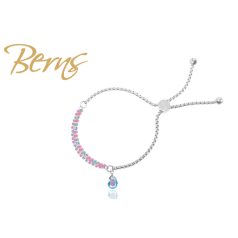 R22756 BRACELET ESTELLE AQUA.SH SS