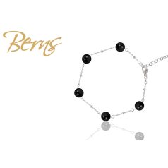 R22838 BRACELET ROSABEL M.BLACK SS