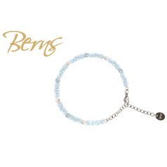R22917 BRACELET ELODIE LTBLUE-LTAZORE SS