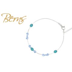 R22943 BRACELET GLORY BLZIRCON-LTBLUE SS