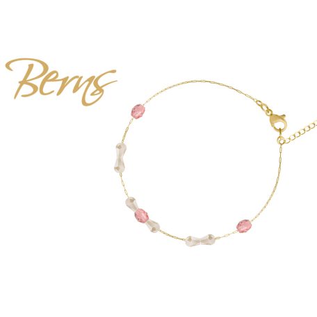 R22949 BRACELET GLORY RPEACH-CREAM GO