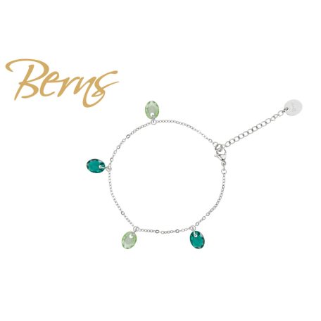 R22953 BRACELET TILLY PERIDOT-EMERALD SS
