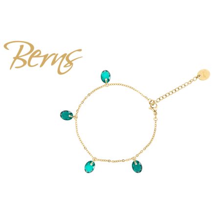 R22956 BRACELET TILLY EMERALD-BLZIRCON GO