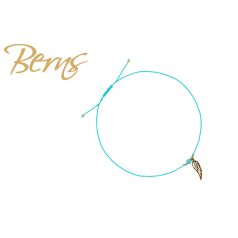 R22975 BRACELET ANGEL WING LTTURQUISE GO