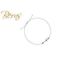 R22992 BRACELET CROSS LTSAPPHIRE SS