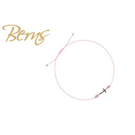 R22996 BRACELET CROSS RPEACH SS