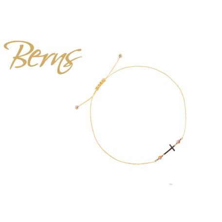 R22997 BRACELET CROSS GSHA SS