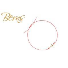 R23001 BRACELET CROSS PADPARADSCHA  GO