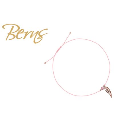 R23008 BRACELET ANGEL WING RPEACH SS