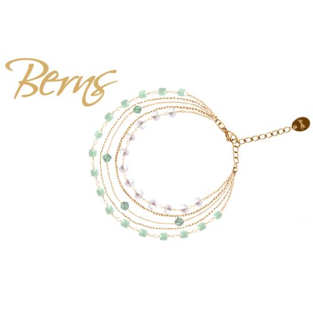 R23018 BRACELET PEACH LTGREEN GO