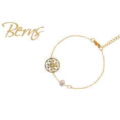 R23033 BRACELET FLOWER LTROSE.SH GO