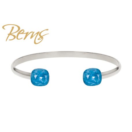 R23063 BANGLE SP-YLIA 10+10MM I-TEAL 62 SS