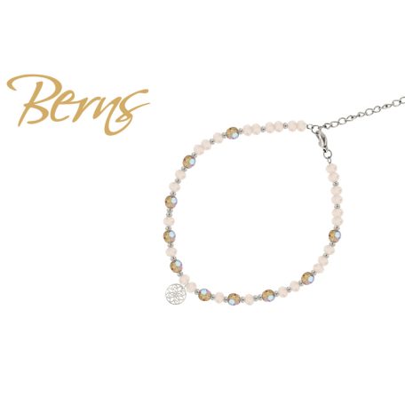 R23122 BRACELET ROSELLE BEIGE SS
