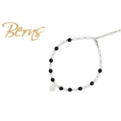 R23125 BRACELET ROSELLE WHITE-JET SS