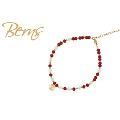 R23129 BRACELET ROSELLE DKRED GO
