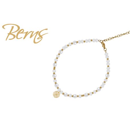 R23131 BRACELET ROSELLE WHITE GO