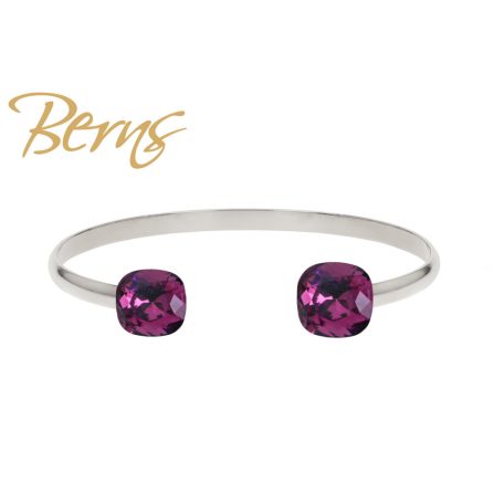 R23148 BANGLE SP-YLIA 10+12MM AMETHYST 56 SS
