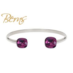 R23149 BANGLE SP-YLIA 10+12MM AMETHYST 62 SS