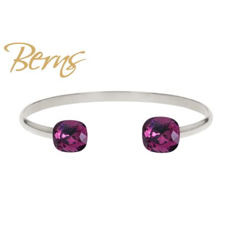 R23149 BANGLE SP-YLIA 10+12MM AMETHYST 62 SS