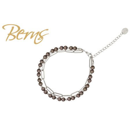 R23203 BRACELET DORELL BROWN SS