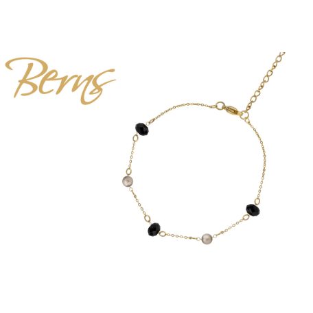 R23215 BRACELET MIRIANA VGOLD-JET GO