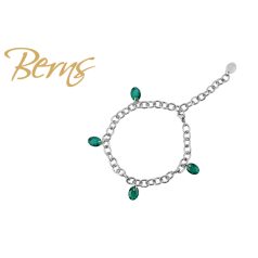 R23228 BRACELET SOLENE EMERALD SS