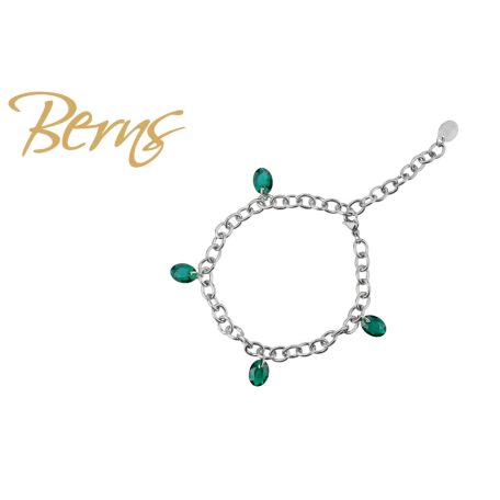 R23228 BRACELET SOLENE EMERALD SS