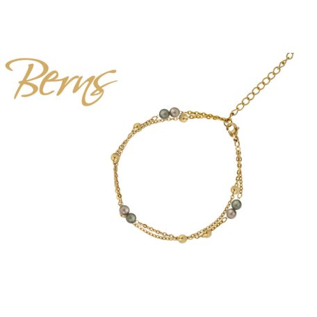 R23254 BRACELET PEARLINA SAGE GO