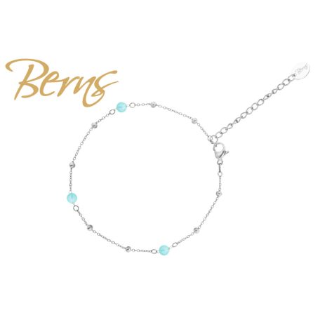 R23329 BRACELET PEARLETTE LTTURQUISE SS
