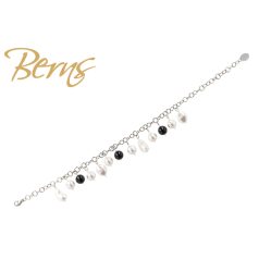 R23349 BRACELET SORELLA BL&WHITE SS