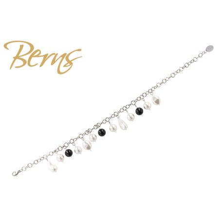 R23349 BRACELET SORELLA BL&WHITE SS