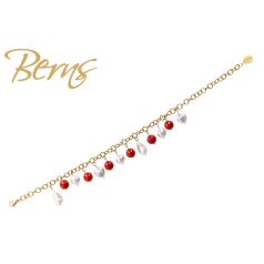 R23351 BRACELET SORELLA RED&WHITE GO
