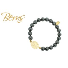 R23372 BRACELET MANDARA ELAS. MBLACK GO