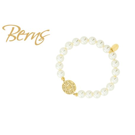 R23374 BRACELET MANDARA ELAS. CREAM GO
