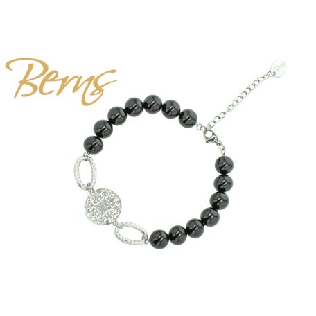 R23377 BRACELET MANDARA MBLACK SS