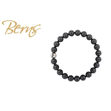 R23395 BRACELET LINEA MBLACK SS