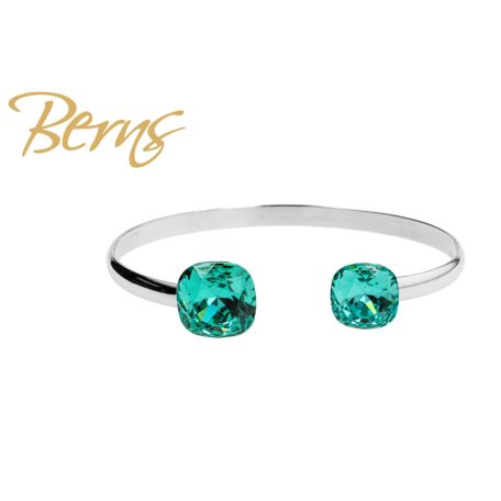 R23414 BANGLE SP-YLIA 10+12MM CARIB.GREEN 56 SS