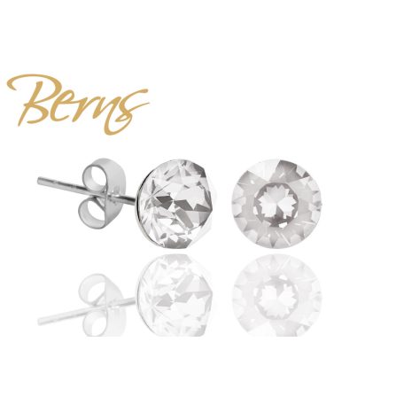 R30002 EARRINGS XIRIUS"-CRY  6MM"