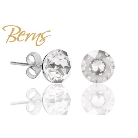 R30007 EARRINGS XIRIUS"-CRY  8MM"