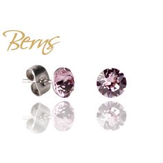 R30032 EARRINGS XIRIUS LT.AMETHYST 6MM SS
