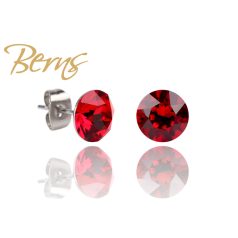 R30120 EARRINGS XIRIUS LT.SIAM 8MM SS