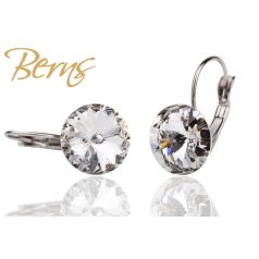 R30245 EARRINGS FR. GALAXY" CRY 12MM"