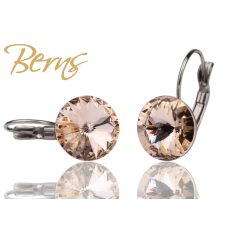 R30276 EARRINGS FR. GALAXY"-SILK 12MM"